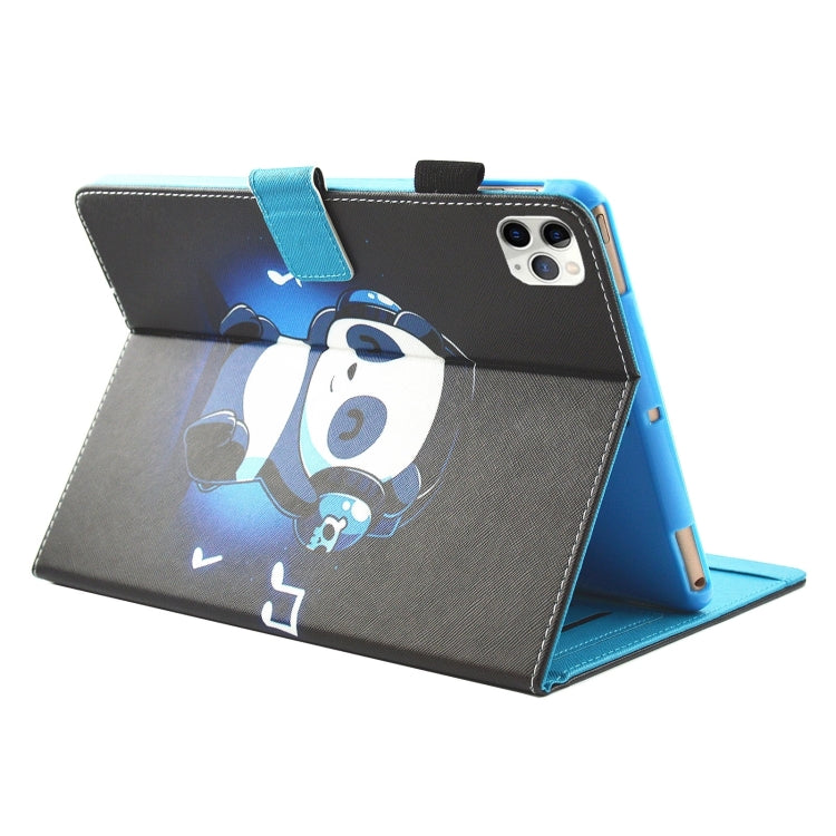 For iPad Pro 11 (2020) & (2018) Painted Pattern Tablet PC Protective Leather Case with Bracket & Card Slot & Photo Holder(Music Panda) - iPad Pro 11 (2018) Cases by buy2fix | Online Shopping UK | buy2fix