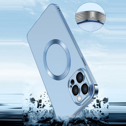 For iPhone 14 Plus Nebula Series MagSafe Phone Case (Silver) - iPhone 14 Plus Cases by buy2fix | Online Shopping UK | buy2fix