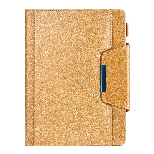 For iPad Pro 11 (2020) & (2018) Big Metal Button Business Tablet PC Protective Leather Case with Bracket & Card Slot & Photo Holder & Wallet(Gold) - iPad Pro 11 (2018) Cases by buy2fix | Online Shopping UK | buy2fix