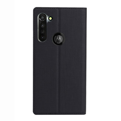 For Motorola Moto G8 Power ViLi Shockproof TPU + PU Horizontal Flip Protective Case with Card Slot & Holder(Black) - Motorola Cases by ViLi | Online Shopping UK | buy2fix