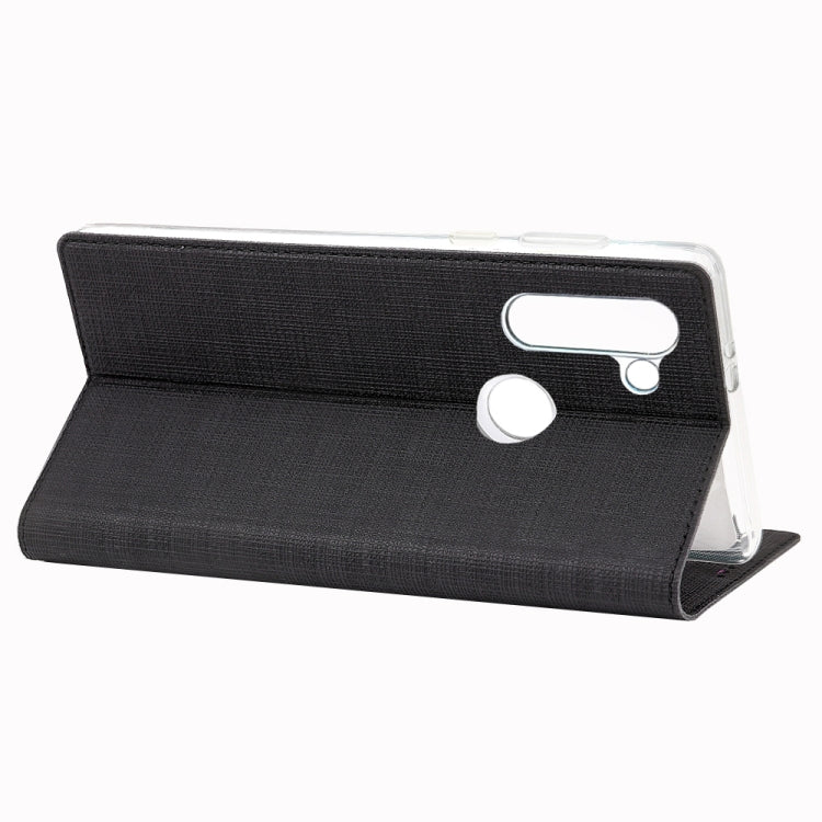 For Motorola Moto G8 Power ViLi Shockproof TPU + PU Horizontal Flip Protective Case with Card Slot & Holder(Black) - Motorola Cases by ViLi | Online Shopping UK | buy2fix