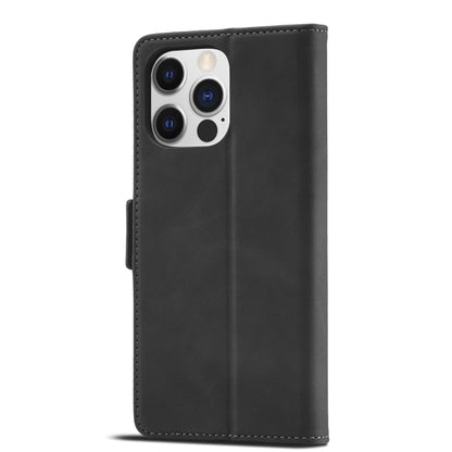 For iPhone 14 Pro Max Forwenw Dual-side Buckle Leather Phone Case (Black) - iPhone 14 Pro Max Cases by Forwenw | Online Shopping UK | buy2fix