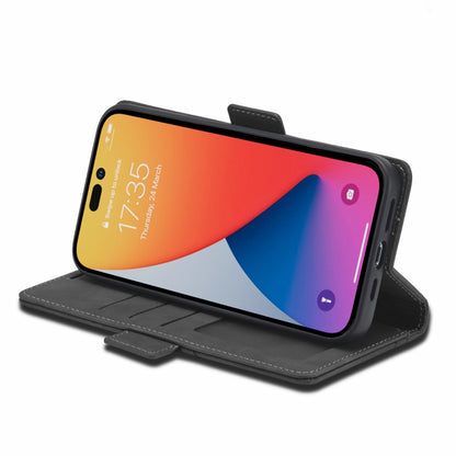 For iPhone 14 Pro Max Forwenw Dual-side Buckle Leather Phone Case (Black) - iPhone 14 Pro Max Cases by Forwenw | Online Shopping UK | buy2fix