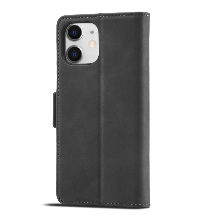 For iPhone 12 mini Forwenw Dual-side Buckle Leather Phone Case (Black) - iPhone 12 mini Cases by Forwenw | Online Shopping UK | buy2fix