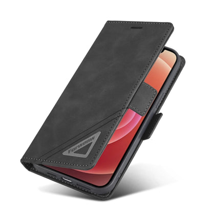 For iPhone 12 / 12 Pro Forwenw Dual-side Buckle Leather Phone Case(Black) - iPhone 12 / 12 Pro Cases by Forwenw | Online Shopping UK | buy2fix