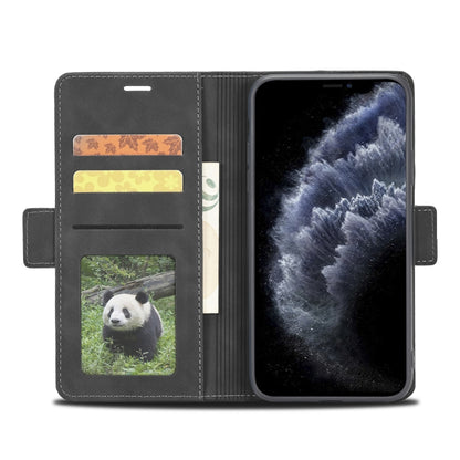 For iPhone 11 Pro Max Forwenw Dual-side Buckle Leather Phone Case (Black) - iPhone 11 Pro Max Cases by Forwenw | Online Shopping UK | buy2fix