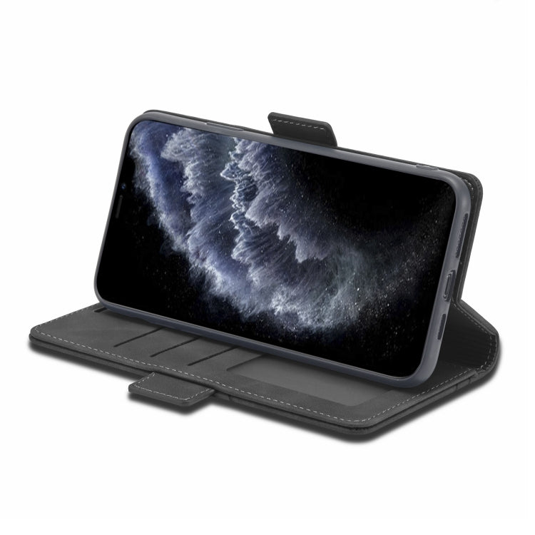 For iPhone 11 Pro Max Forwenw Dual-side Buckle Leather Phone Case (Black) - iPhone 11 Pro Max Cases by Forwenw | Online Shopping UK | buy2fix