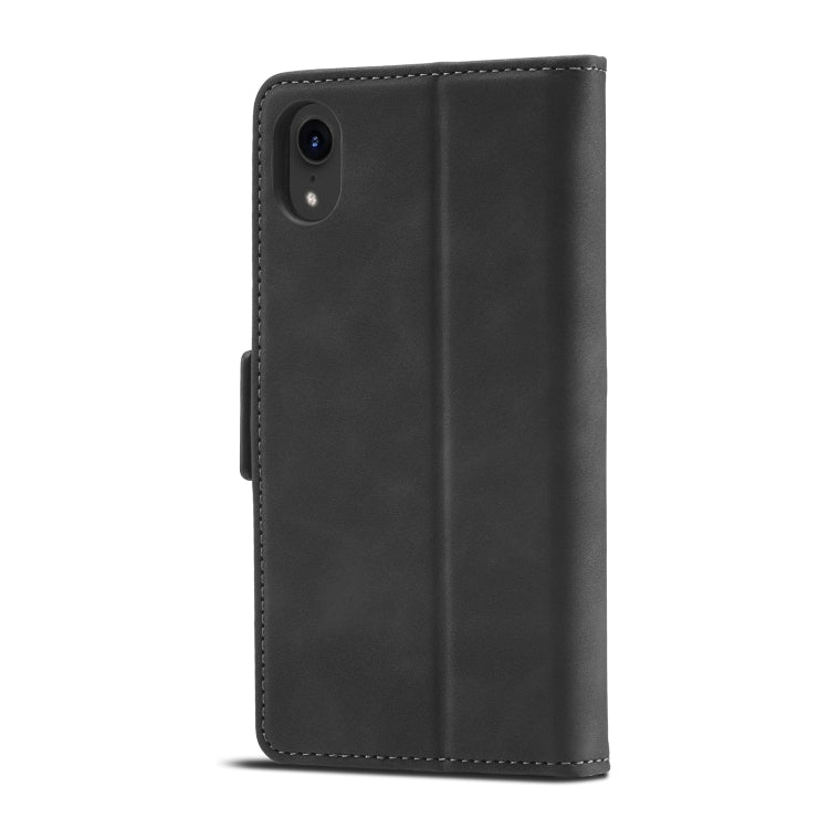 For iPhone XR Forwenw Dual-side Buckle Leather Phone Case(Black) - More iPhone Cases by Forwenw | Online Shopping UK | buy2fix