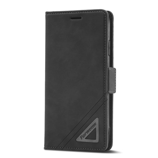 For iPhone XS Max Forwenw Dual-side Buckle Leather Phone Case(Black) - More iPhone Cases by Forwenw | Online Shopping UK | buy2fix