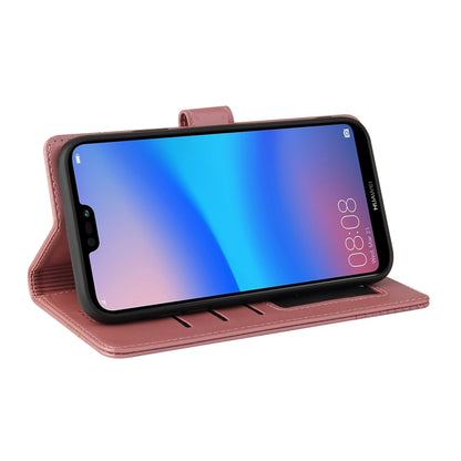 For Huawei P20 Lite GQUTROBE Skin Feel Magnetic Leather Phone Case(Rose Gold) - Huawei Cases by GQUTROBE | Online Shopping UK | buy2fix