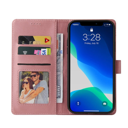 For iPhone 13 Pro Max GQUTROBE Skin Feel Magnetic Leather Phone Case (Rose Gold) - iPhone 13 Pro Max Cases by GQUTROBE | Online Shopping UK | buy2fix