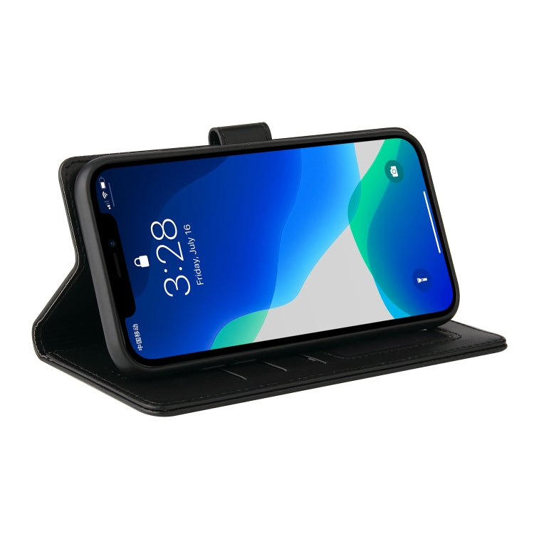 For iPhone 13 Pro GQUTROBE Skin Feel Magnetic Leather Phone Case (Black) - iPhone 13 Pro Cases by GQUTROBE | Online Shopping UK | buy2fix