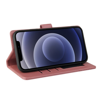 GQUTROBE Skin Feel Magnetic Leather Phone Case For iPhone 12 mini(Rose Gold) - iPhone 12 mini Cases by GQUTROBE | Online Shopping UK | buy2fix