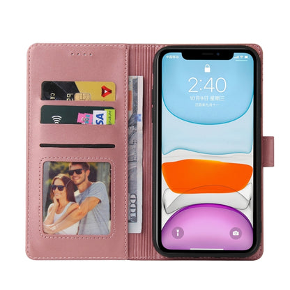 For iPhone 11 GQUTROBE Skin Feel Magnetic Leather Phone Case (Rose Gold) - iPhone 11 Cases by GQUTROBE | Online Shopping UK | buy2fix