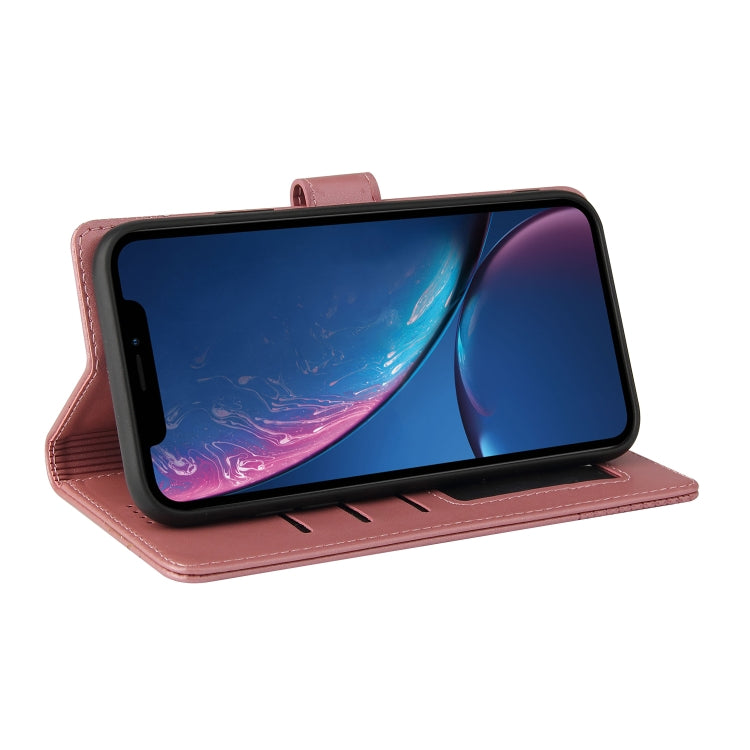 For iPhone XR GQUTROBE Skin Feel Magnetic Leather Phone Case(Rose Gold) - More iPhone Cases by GQUTROBE | Online Shopping UK | buy2fix