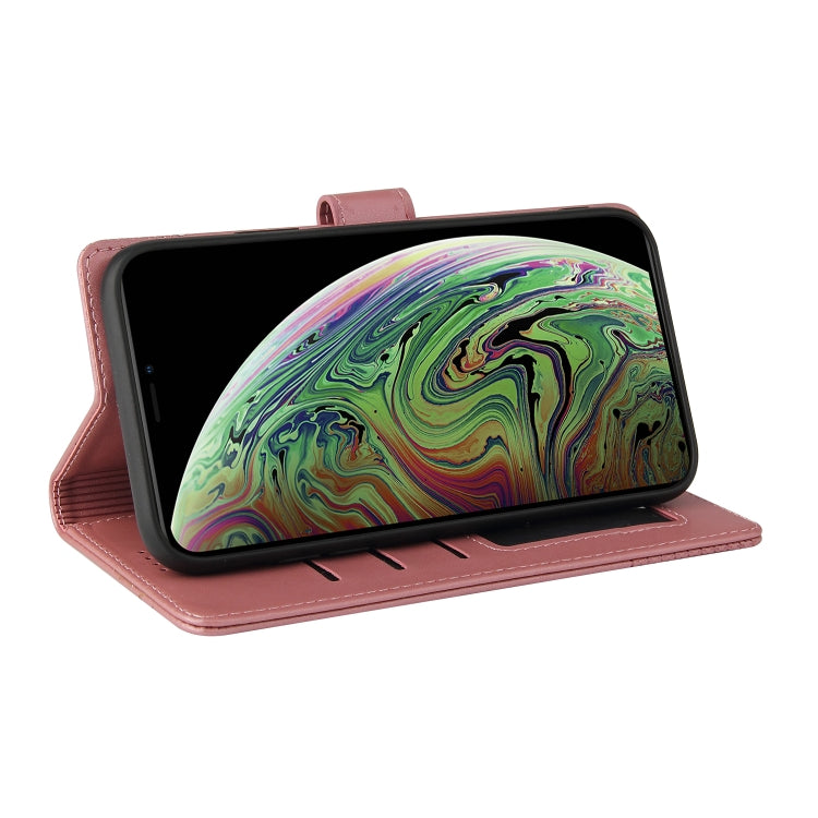 For iPhone XS Max GQUTROBE Skin Feel Magnetic Leather Phone Case(Rose Gold) - More iPhone Cases by GQUTROBE | Online Shopping UK | buy2fix