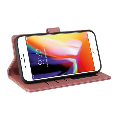 GQUTROBE Skin Feel Magnetic Leather Phone Case For iPhone 8 Plus / 7 Plus(Rose Gold) - More iPhone Cases by GQUTROBE | Online Shopping UK | buy2fix