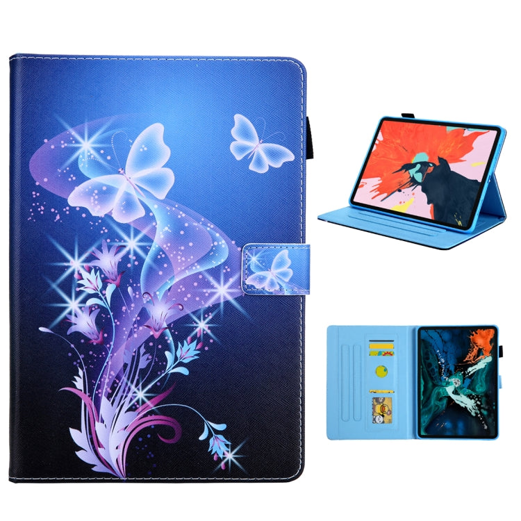 For iPad Pro 11 (2020) & (2018) Painted Pattern Tablet PC Protective Leather Case with Bracket & Card Slot & Photo Holder(Fantasy Butterfly) - iPad Pro 11 (2018) Cases by buy2fix | Online Shopping UK | buy2fix
