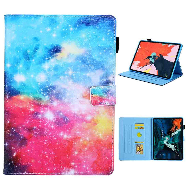 For iPad Pro 11 (2020) & (2018) Painted Pattern Tablet PC Protective Leather Case with Bracket & Card Slot & Photo Holder(Beautiful Starry Sky) - iPad Pro 11 (2018) Cases by buy2fix | Online Shopping UK | buy2fix