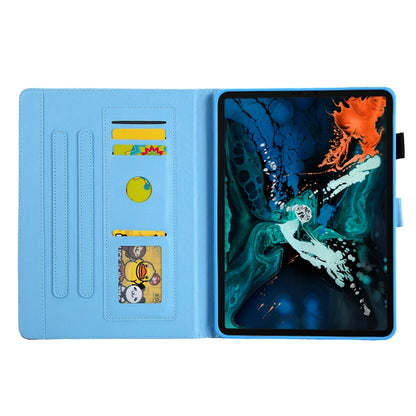 For iPad Pro 11 (2020) & (2018) Painted Pattern Tablet PC Protective Leather Case with Bracket & Card Slot & Photo Holder(Golden Butterfly) - iPad Pro 11 (2018) Cases by buy2fix | Online Shopping UK | buy2fix