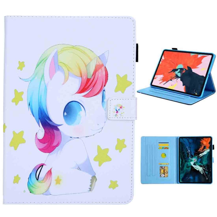For iPad Pro 11 (2020) & (2018) Painted Pattern Tablet PC Protective Leather Case with Bracket & Card Slot & Photo Holder(Unicorn Baby) - iPad Pro 11 (2018) Cases by buy2fix | Online Shopping UK | buy2fix