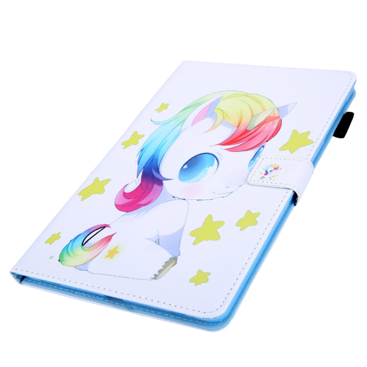 For iPad Pro 11 (2020) & (2018) Painted Pattern Tablet PC Protective Leather Case with Bracket & Card Slot & Photo Holder(Unicorn Baby) - iPad Pro 11 (2018) Cases by buy2fix | Online Shopping UK | buy2fix