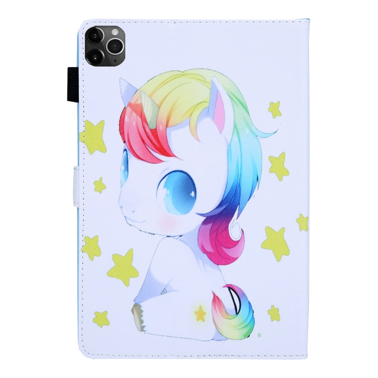 For iPad Pro 11 (2020) & (2018) Painted Pattern Tablet PC Protective Leather Case with Bracket & Card Slot & Photo Holder(Unicorn Baby) - iPad Pro 11 (2018) Cases by buy2fix | Online Shopping UK | buy2fix