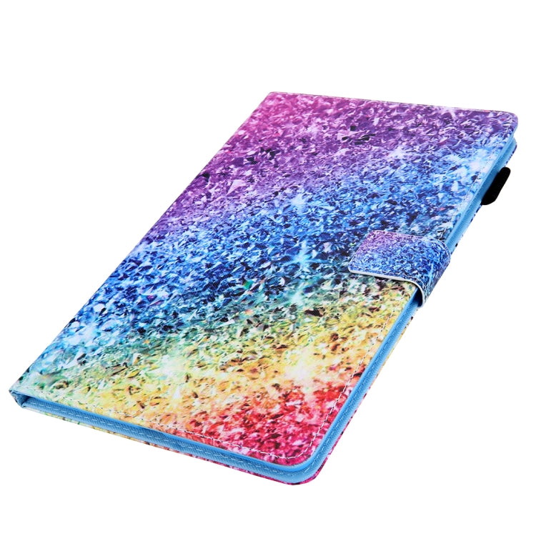 For iPad Pro 11 (2020) & (2018) Painted Pattern Tablet PC Protective Leather Case with Bracket & Card Slot & Photo Holder(Colorful Diamonds) - iPad Pro 11 (2018) Cases by buy2fix | Online Shopping UK | buy2fix
