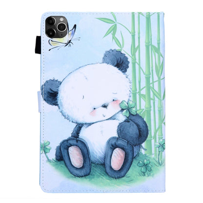 For iPad Pro 11 (2020) & (2018) Painted Pattern Tablet PC Protective Leather Case with Bracket & Card Slot & Photo Holder(Panda) - iPad Pro 11 (2018) Cases by buy2fix | Online Shopping UK | buy2fix