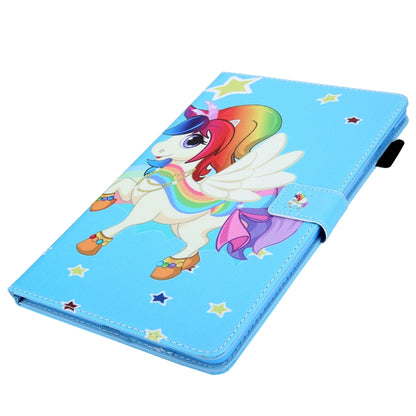 For iPad Pro 11 (2020) & (2018) Painted Pattern Tablet PC Protective Leather Case with Bracket & Card Slot & Photo Holder(Star Unicorn) - iPad Pro 11 (2018) Cases by buy2fix | Online Shopping UK | buy2fix