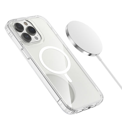 For iPhone 14 Pro Max MagSafe Magnetic Phone Case(Transparent) by buy2fix