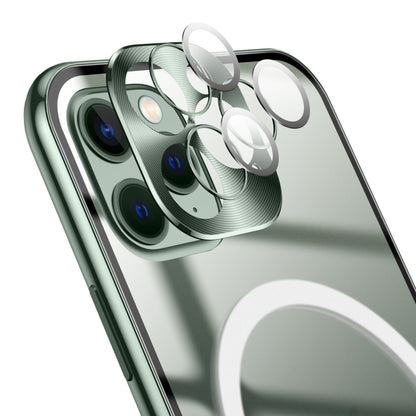 For iPhone 11 Pro MagSafe Frosted Metal Phone Case (Gold) - iPhone 11 Pro Cases by buy2fix | Online Shopping UK | buy2fix