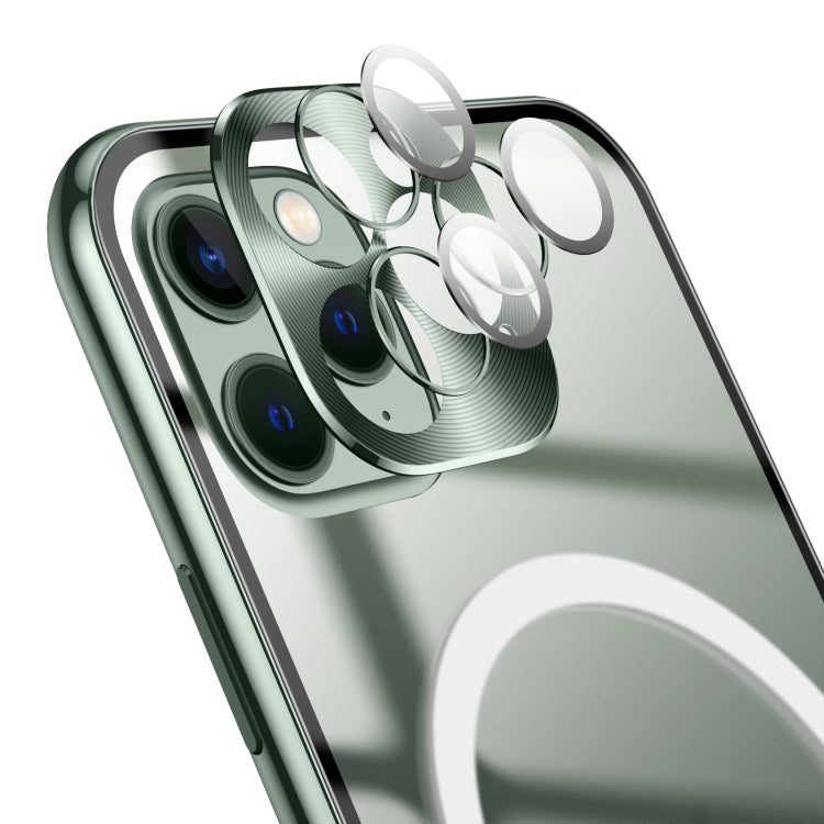 For iPhone 11 Pro MagSafe Frosted Metal Phone Case (Blue) - iPhone 11 Pro Cases by buy2fix | Online Shopping UK | buy2fix