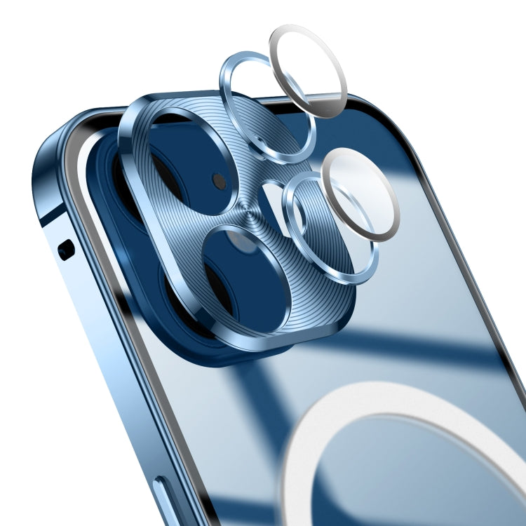 For iPhone 12 Pro Max MagSafe Frosted Metal Phone Case(Silver) - iPhone 12 Pro Max Cases by buy2fix | Online Shopping UK | buy2fix