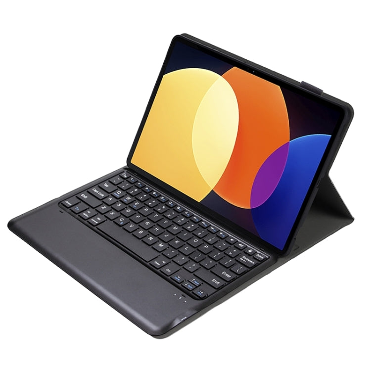 A0N4 Detachable Sheep Pattern TPU Bluetooth Keyboard Tablet Leather Case For Xiaomi Pad 5 Pro 12.4(Black) - More Tablet Cases by buy2fix | Online Shopping UK | buy2fix