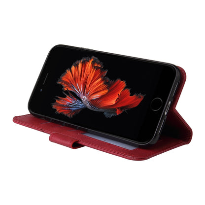 GQUTROBE Right Angle Leather Phone Case For iPhone 6 Plus / 6s Plus(Red) - More iPhone Cases by GQUTROBE | Online Shopping UK | buy2fix