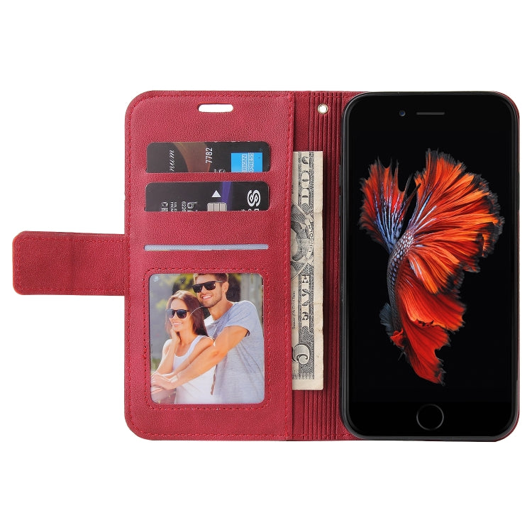 GQUTROBE Right Angle Leather Phone Case For iPhone 6 Plus / 6s Plus(Red) - More iPhone Cases by GQUTROBE | Online Shopping UK | buy2fix