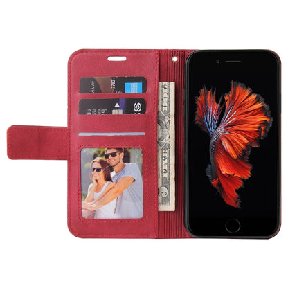 GQUTROBE Right Angle Leather Phone Case For iPhone 6 Plus / 6s Plus(Red) - More iPhone Cases by GQUTROBE | Online Shopping UK | buy2fix