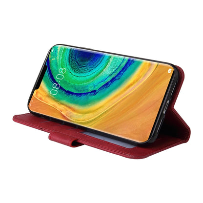 For Huawei Mate 30 Pro GQUTROBE Right Angle Leather Phone Case(Red) - Huawei Cases by GQUTROBE | Online Shopping UK | buy2fix