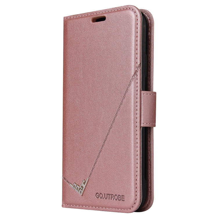 For Huawei P30 Lite GQUTROBE Right Angle Leather Phone Case(Rose Gold) - Huawei Cases by GQUTROBE | Online Shopping UK | buy2fix