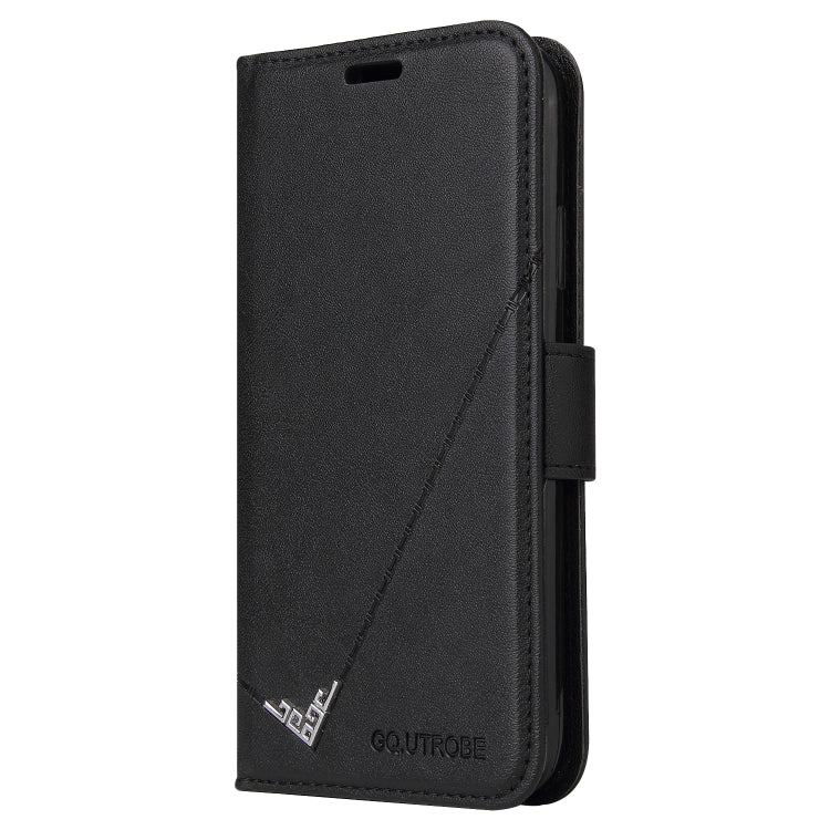 For Huawei P30 Lite GQUTROBE Right Angle Leather Phone Case(Black) - Huawei Cases by GQUTROBE | Online Shopping UK | buy2fix