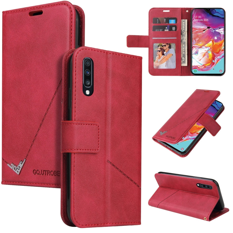 For Huawei P20 Pro GQUTROBE Right Angle Leather Phone Case(Red) - Huawei Cases by GQUTROBE | Online Shopping UK | buy2fix