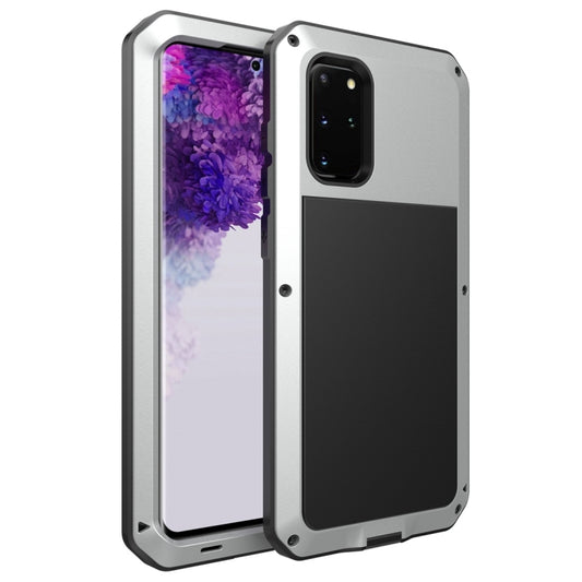 For Galaxy S20+ Shockproof Life Waterproof Silicone + Zinc Alloy Protective Case(Silver) - Galaxy Phone Cases by buy2fix | Online Shopping UK | buy2fix