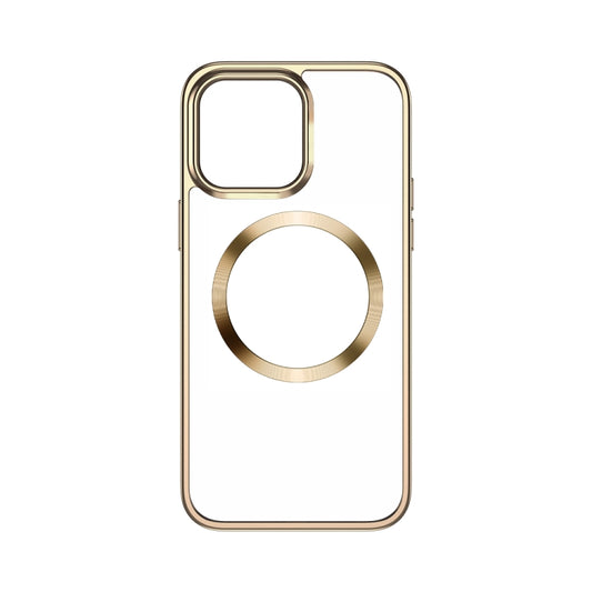 For iPhone 14 Pro TOTUDESIGN AA-188 Crystal Series TPU+PC MagSafe Case(Gold) - iPhone 14 Pro Cases by TOTUDESIGN | Online Shopping UK | buy2fix