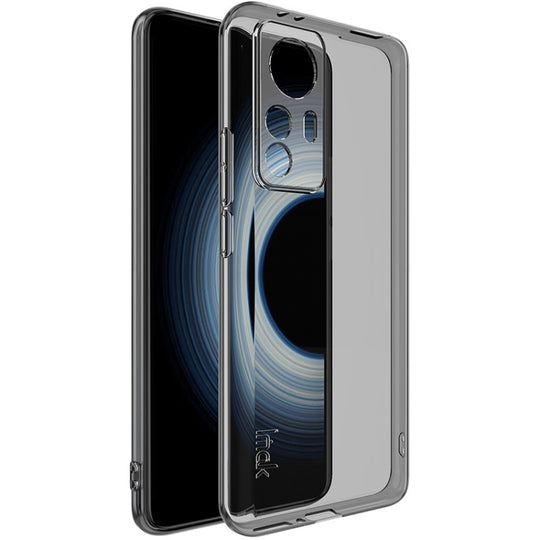 For Xiaomi Redmi K50 Ultra / 12T imak UX-5 Series Transparent Shockproof TPU Phone Case(Transparent Black)