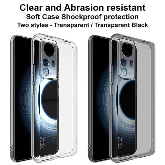 For Xiaomi Redmi K50 Ultra / 12T imak UX-5 Series Transparent Shockproof TPU Phone Case(Transparent) by imak