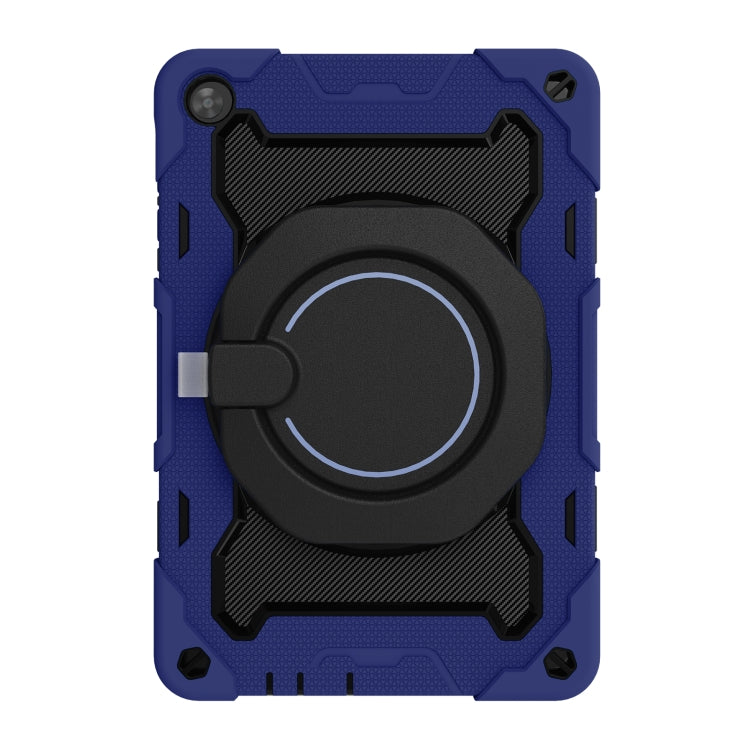 For Huawei MatePad T 10s / T10 Armor Contrast Color Silicone + PC Tablet Case(Dark Blue) - Huawei by buy2fix | Online Shopping UK | buy2fix