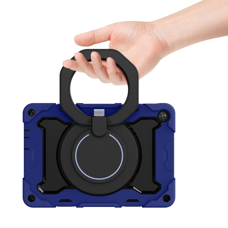 For Huawei MatePad T 10s / T10 Armor Contrast Color Silicone + PC Tablet Case(Dark Blue) - Huawei by buy2fix | Online Shopping UK | buy2fix