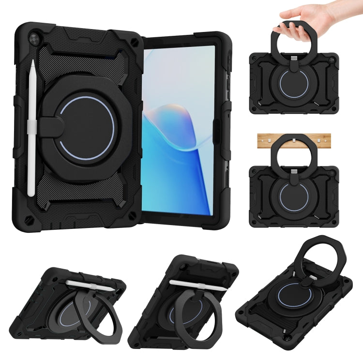 For Huawei MatePad T 10s / T10 Armor Contrast Color Silicone + PC Tablet Case(Black) - Huawei by buy2fix | Online Shopping UK | buy2fix