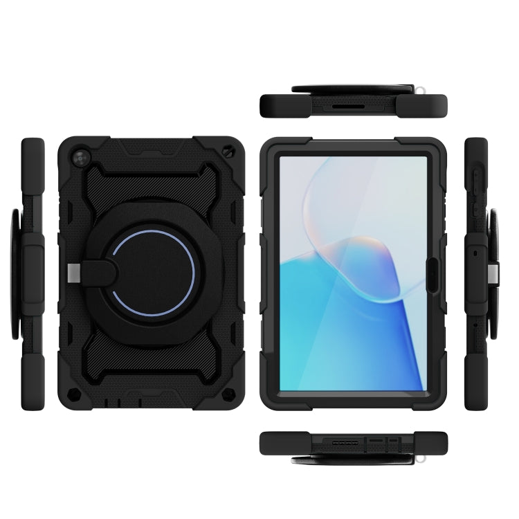 For Huawei MatePad T 10s / T10 Armor Contrast Color Silicone + PC Tablet Case(Black) - Huawei by buy2fix | Online Shopping UK | buy2fix